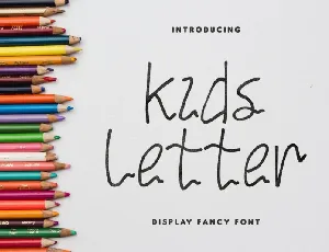 Kids Letter font