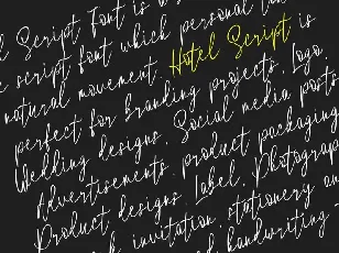 Hotel Handwritten font