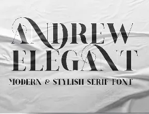 Andrew Elegant font