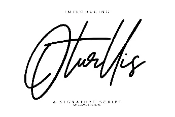 Oturllis font