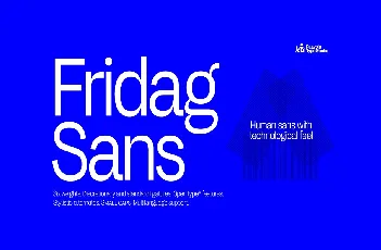 Fridag Sans font