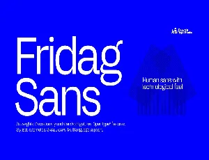 Fridag Sans font