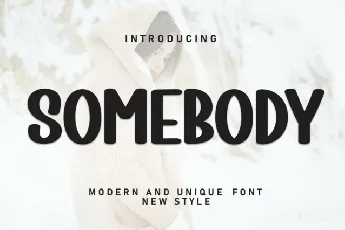 Somebody Display font