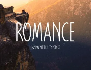 Romance font