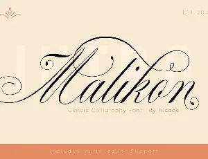 Malikon font