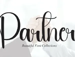 Partner Script Typeface font