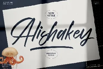 Alishakey font