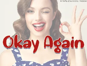 Okay Again font