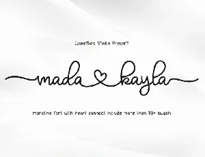 Mada Kayla font