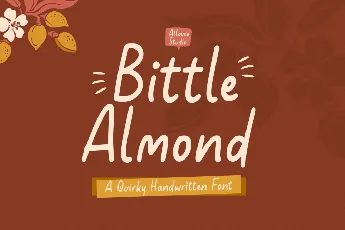 Bittle Almond font