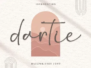 Dartie font