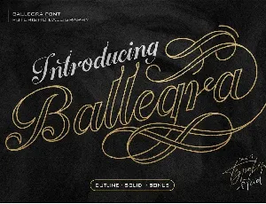 Ballegra font