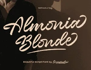 Almonia Blonde font