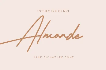 Almonde font