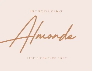 Almonde font