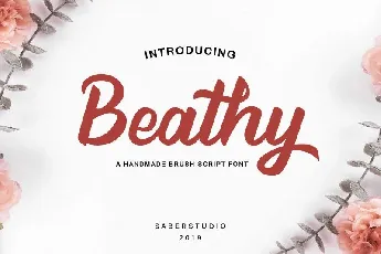 Beathy Handwritten font