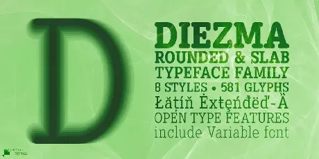 Diezma Rd font