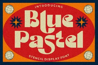 Blue Pastel font