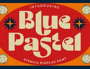 Blue Pastel font