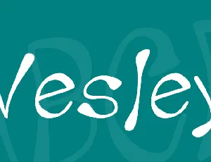 Wesley font