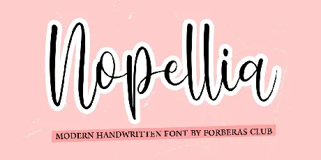 Nopellia font