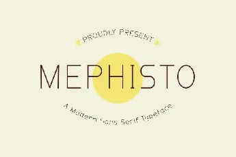 Mephisto font