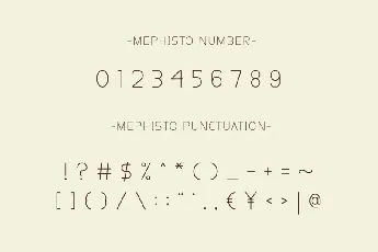 Mephisto font