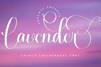 Lavender font