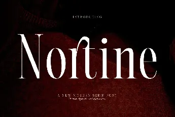 Nortine font