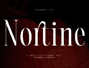 Nortine font