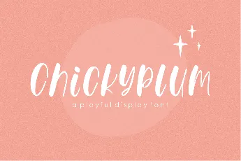 Chickyplum font