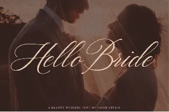 Hello Bride Calligraphy font