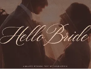 Hello Bride Calligraphy font