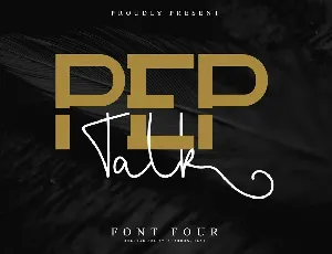 Pep Talk Duo font