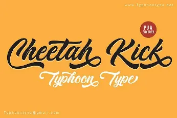 Cheetah Kick font