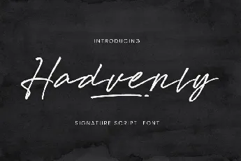 Hadvenly font