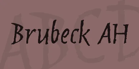 Brubeck AH font