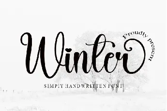 Winter Script Typeface font