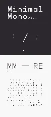 Minimal Mono font