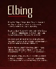 Elbing font