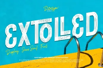 Extolled font