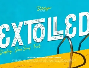 Extolled font