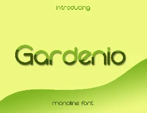 Gardenio font