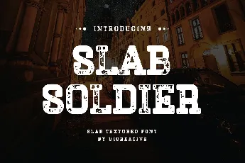 Slab Soldier font
