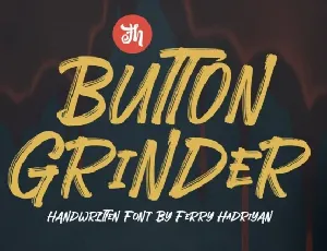 Button Grinder font