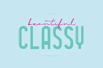 Classy Beautiful Sans font