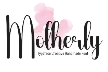 Motherly Script font