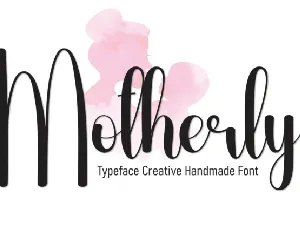 Motherly Script font