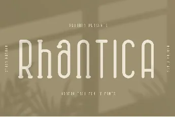 Rhantica font