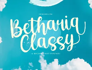 Betharia Classy font